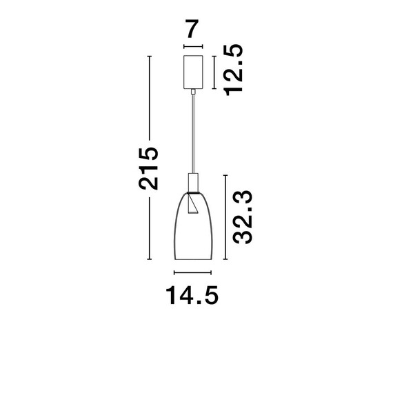 LED Полилей IMATIA 9236392 NovaLuce 7W 3000K | Osvetlenieto.bg