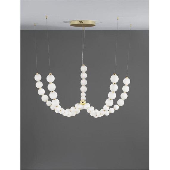 LED Полилей PERLA 9695203 NovaLuce 130W 3000K | Osvetlenieto.bg