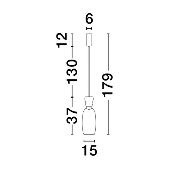 LED Полилей PLUMA 9009100 NovaLuce 5W 3000K | Osvetlenieto.bg