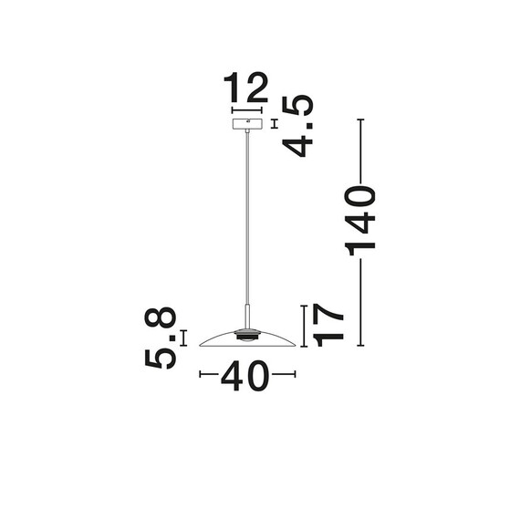 LED Полилей POLIFEMO 9620145 NovaLuce 13W 3000K | Osvetlenieto.bg