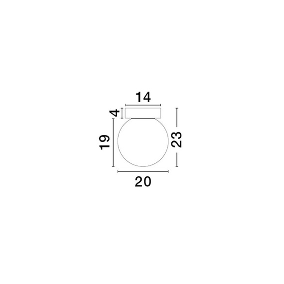 Плафон BOLITA 9204029 NovaLuce 7W 3000K Triac Dimmable | Osvetlenieto.bg