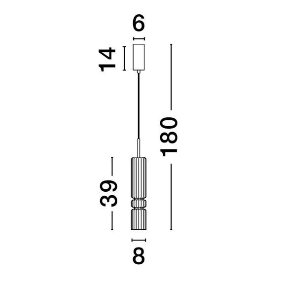 LED Полилей BENTO 9030552 NovaLuce 10W 3000K | Osvetlenieto.bg