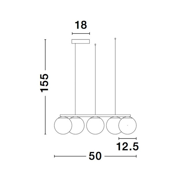 LED Полилей JOLINE 9919603 NovaLuce 40W 3000K | Osvetlenieto.bg