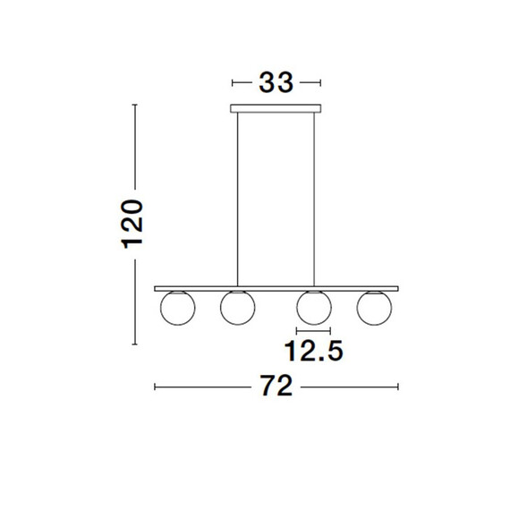 LED Полилей JOLINE 9919604 NovaLuce 32W 3000K | Osvetlenieto.bg