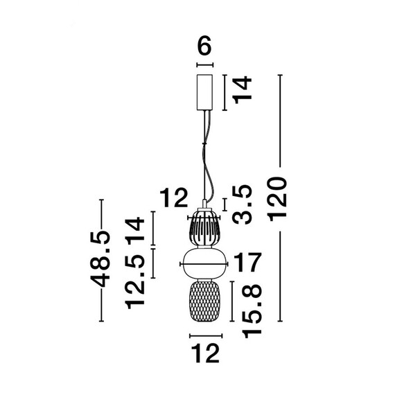 LED Полилей MOVIL 9030537 NovaLuce 28W 3000K Triac Dimmable | Osvetlenieto.bg