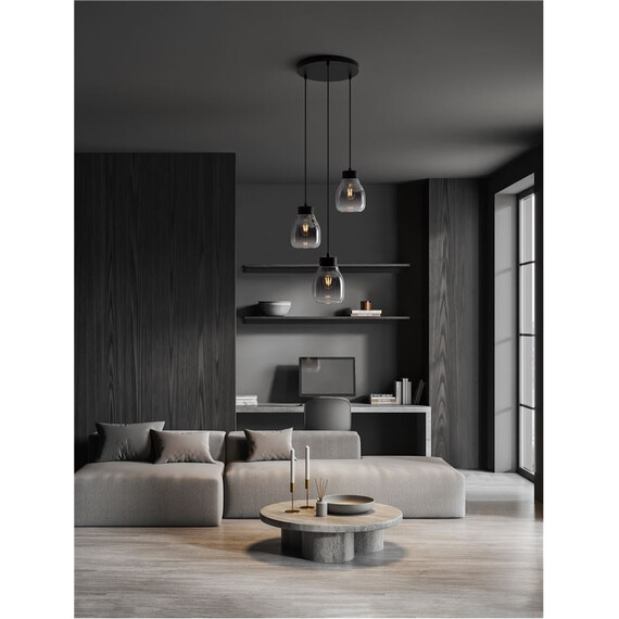 Полилей BLACU 9009271 NovaLuce 3xE27 | Osvetlenieto.bg