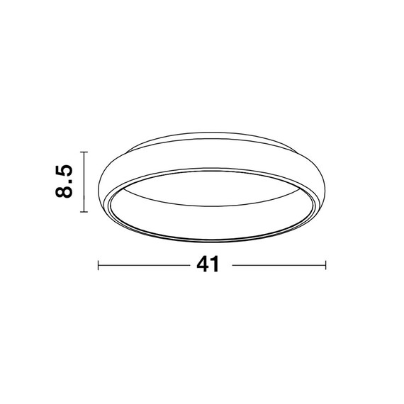 LED Плафон ALBI 8105605 D NovaLuce 32W 3000K Triac Dimmable | Osvetlenieto.bg