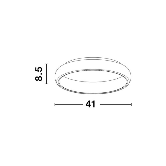 LED Плафон ALBI 8105615 NovaLuce 32W 3000K Triac Dimmable | Osvetlenieto.bg