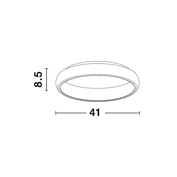 LED Плафон ALBI 8105616 NovaLuce 32W 3000K Triac Dimmable | Osvetlenieto.bg