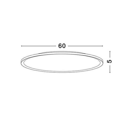 LED Плафон AOTON 9030513 NovaLuce 55W CCT 2700K-3000K Triac Dimmable Light Up & Down | Osvetlenieto.bg