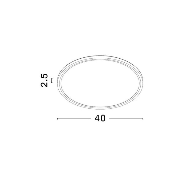 LED Плафон DIXIE 9060190 NovaLuce 36W CCT 3000K-6500K | Osvetlenieto.bg