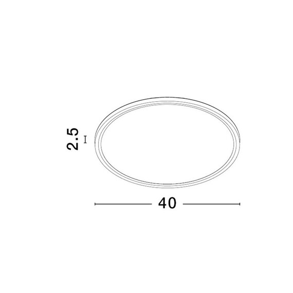 LED Плафон DIXIE 9060191 NovaLuce 36W CCT 3000K-6500K | Osvetlenieto.bg