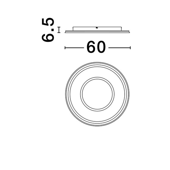 LED Плафон FIGIN 9248178 NovaLuce 49W CCT 2700K-5000K Triac Dimmable | Osvetlenieto.bg