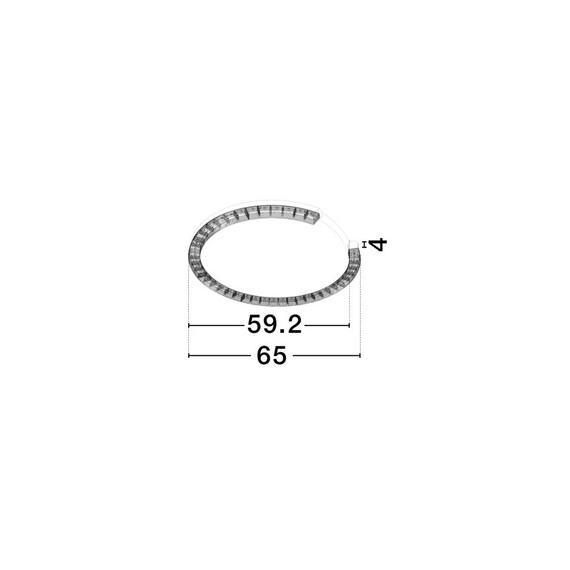 LED Плафон GLEAMY 9030965 NovaLuce 30W 3000K Triac Dimmable | Osvetlenieto.bg