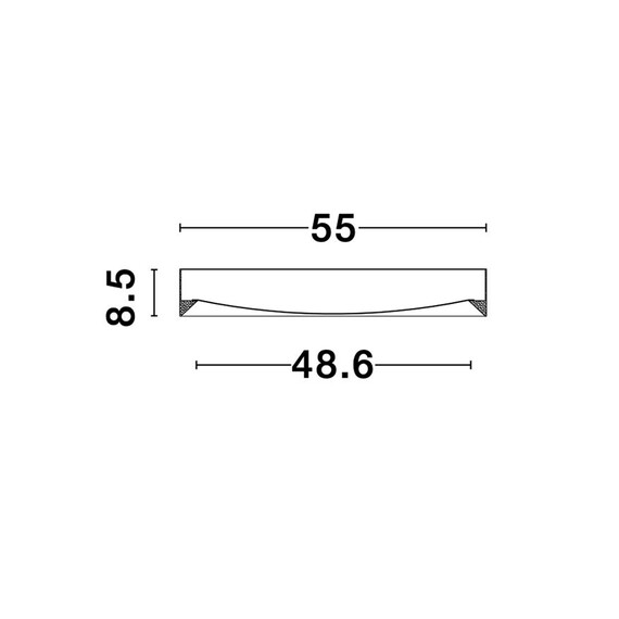 LED Плафон LUTON 9818451 NovaLuce 55W 3000K | Osvetlenieto.bg