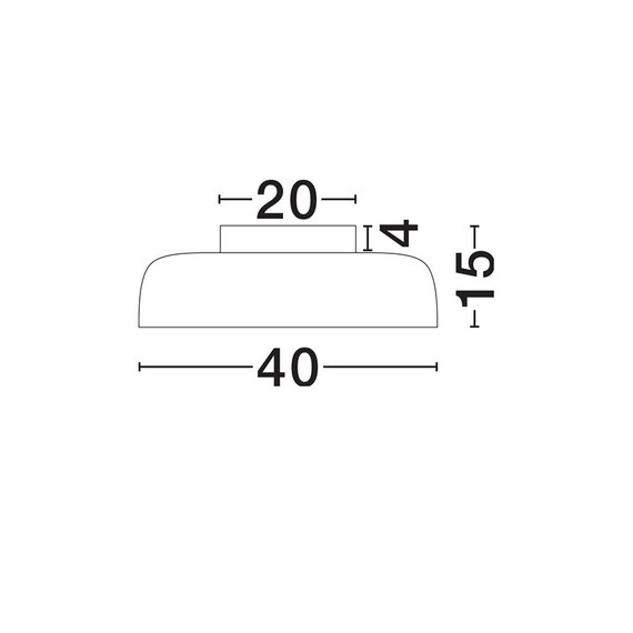 LED Плафон NOELIA 9268013 NovaLuce 27W 3000K Triac Dimmable | Osvetlenieto.bg
