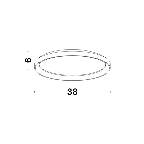 LED Плафон PERTINO 9345681 NovaLuce 30W 2700K Triac Dimmable | Osvetlenieto.bg