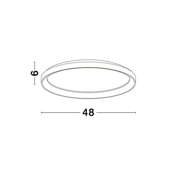 LED Плафон PERTINO 9345682 NovaLuce 40W 2700K Triac Dimmable | Osvetlenieto.bg