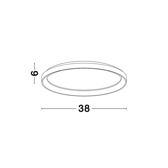 LED Плафон PERTINO 9853671 NovaLuce 30W 3000K Triac Dimmable | Osvetlenieto.bg
