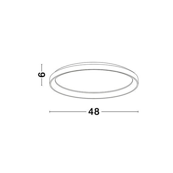 LED Плафон PERTINO 9853674 NovaLuce 40W 3000K Triac Dimmable | Osvetlenieto.bg