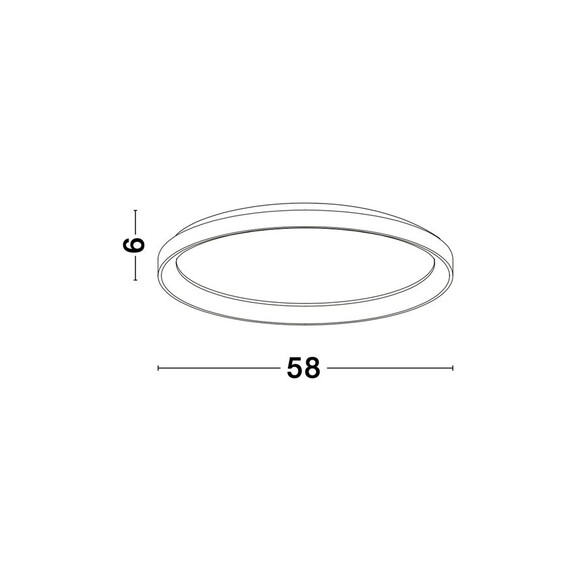LED Плафон PERTINO 9853675 NovaLuce 50W 3000K Triac Dimmable | Osvetlenieto.bg