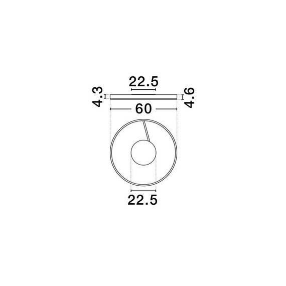 LED Плафон SIENA 9190863 NovaLuce 48W CCT 2700K-4000K Triac Dimmable | Osvetlenieto.bg