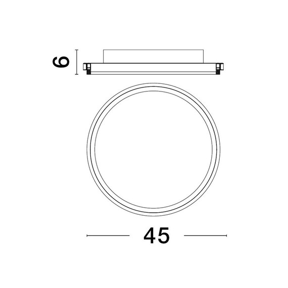 LED Плафон WILLOW 9212911 NovaLuce 40W 3000K | Osvetlenieto.bg