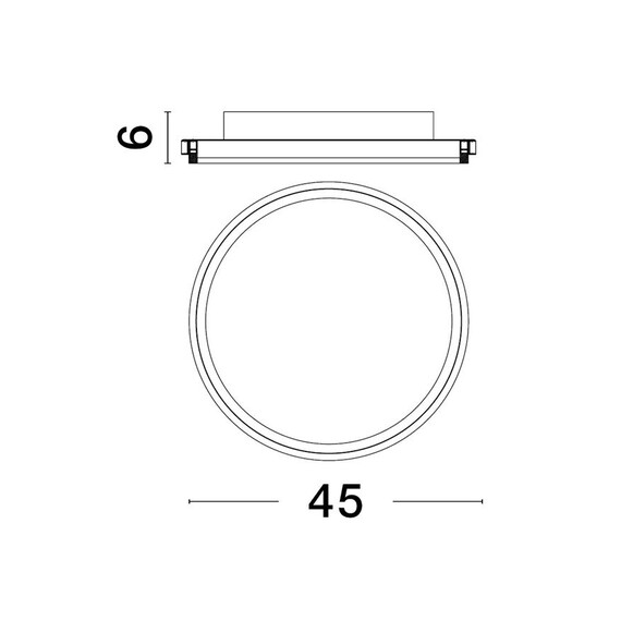 LED Плафон WILLOW 9212912 NovaLuce 40W 3000K | Osvetlenieto.bg