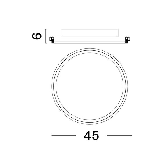 LED Плафон WILLOW 9212913 NovaLuce 40W 3000K | Osvetlenieto.bg