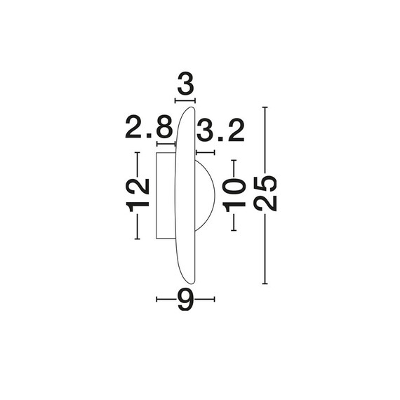 LED Аплик CERIO 9019754 NovaLuce 4W 3000K | Osvetlenieto.bg
