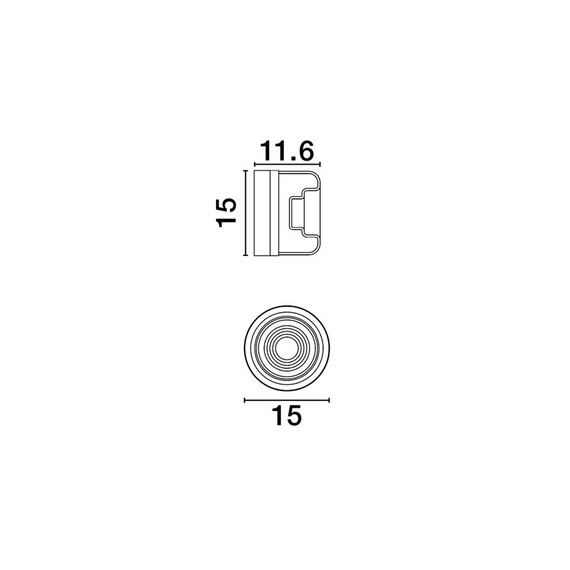 LED Аплик DORIS 9540282 NovaLuce 6W 3000K | Osvetlenieto.bg