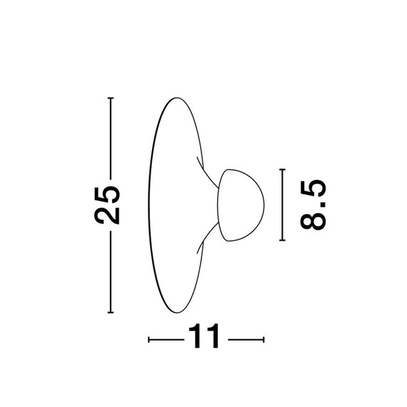 LED Аплик EDEM 9870048 NovaLuce 9W 3000K | Osvetlenieto.bg