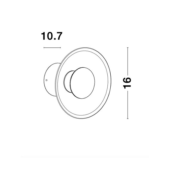 LED Аплик ESIL 9118514 NovaLuce 4W 3000K | Osvetlenieto.bg