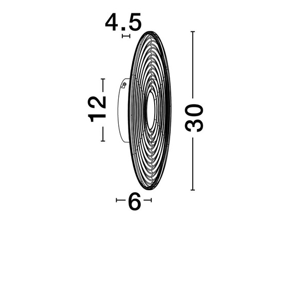 LED Аплик NOUS 9236398 NovaLuce 8W 3000K | Osvetlenieto.bg