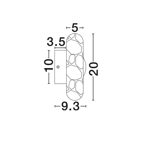 LED Аплик TAVO 9019803 NovaLuce 4W 3000K | Osvetlenieto.bg