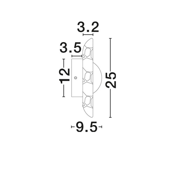 LED Аплик TAVO 9019804 NovaLuce 4W 3000K | Osvetlenieto.bg