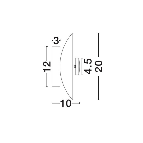 LED Аплик VELINA 9070633 NovaLuce 5W 3000K | Osvetlenieto.bg