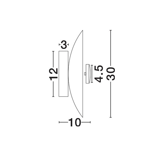 LED Аплик VELINA 9070634 NovaLuce 5W 3000K | Osvetlenieto.bg