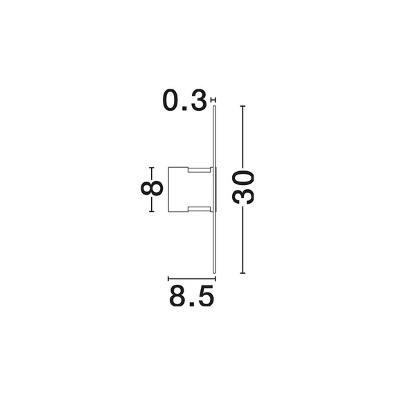 LED Аплик VETRIO 9236425 NovaLuce 6W 3000K | Osvetlenieto.bg