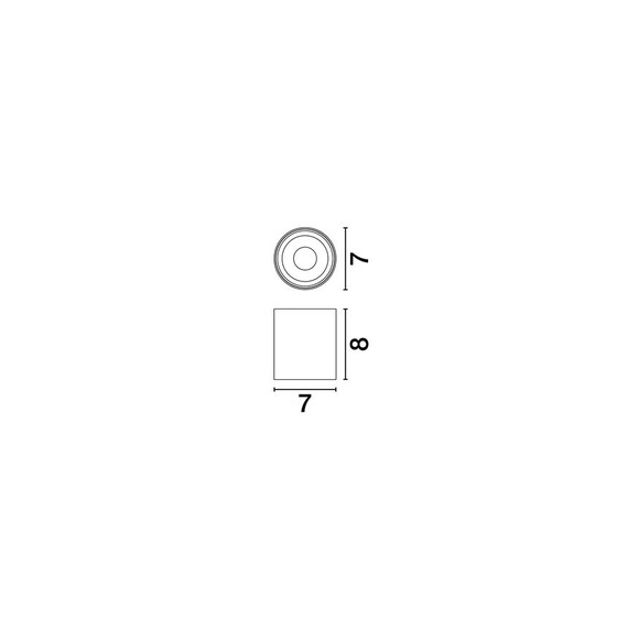 LED Луна за открит монтаж IRIS 9060304 NovaLuce 10W 3000K | Osvetlenieto.bg