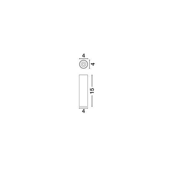 LED Луна за открит монтаж LUISA 9060311 NovaLuce 6W 3000K | Osvetlenieto.bg