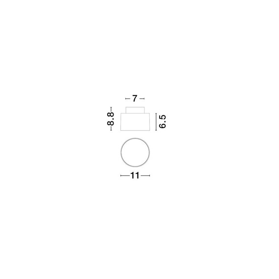 LED Луна за открит монтаж OZEN 9030734 NovaLuce 16W 3000K | Osvetlenieto.bg