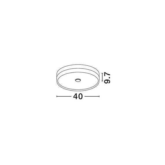 LED Плафон HELIOS 9236230 NovaLuce 22W 3000K Triac Dimmable | Osvetlenieto.bg