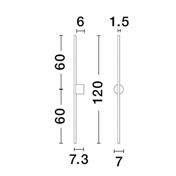LED Аплик ADEN 9081103 NovaLuce 20W 3000K | Osvetlenieto.bg