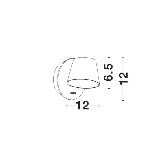 LED Аплик AMADEO 8223602 NovaLuce 6W 3000K | Osvetlenieto.bg