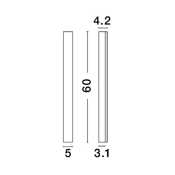 LED Аплик COLBY 9267106 NovaLuce 21W 3000K | Osvetlenieto.bg