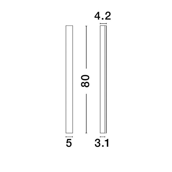 LED Аплик COLBY 9267107 NovaLuce 29W 3000K | Osvetlenieto.bg