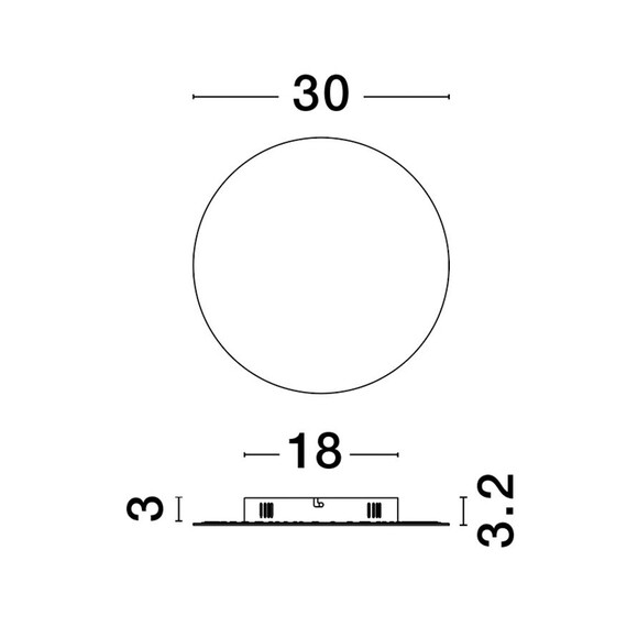 LED Аплик CYRCLE 9248152 NovaLuce 22.5W 3000K | Osvetlenieto.bg