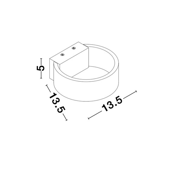 LED Аплик ENNA 9102461 NovaLuce 6W 3000K | Osvetlenieto.bg