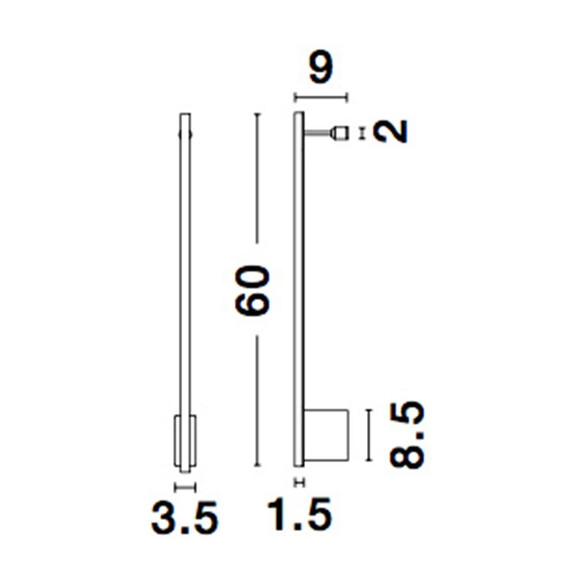 LED Аплик GROPIUS 9081130 NovaLuce 10W 3000K | Osvetlenieto.bg